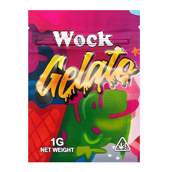 1 Gram Mylar Bag – Premium Smell-Proof Flower Packaging - Wock Gelato (100 Count) CMB-1G-151