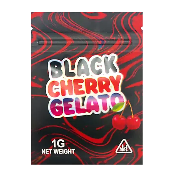 1 Gram Mylar Bag – Premium Smell-Proof Flower Packaging - Black Cherry Gelato (100 Count) CMB-1G-153