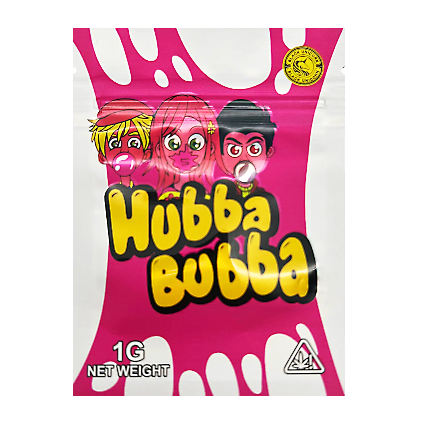 1 Gram Mylar Bag – Premium Smell-Proof Flower Packaging – Hubba Bubba (100 Count) CMB-1G-172