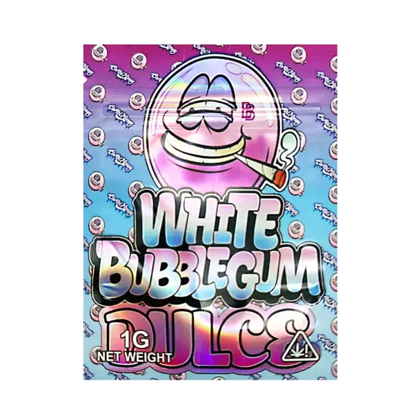 1 Gram Mylar Bag – Premium Smell-Proof Flower Packaging - White Bubblegum Dulce (100 Count) CMB-1G-175