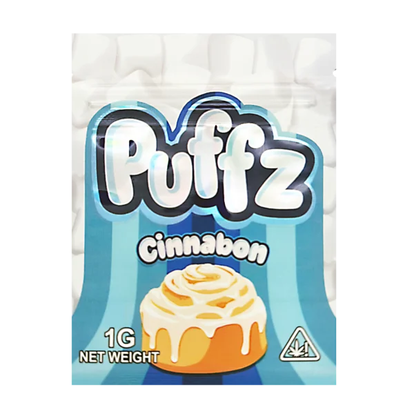 1 Gram Mylar Bag – Premium Smell-Proof Flower Packaging - Puffz Cinnabon (100 Count) CMB-1G-180