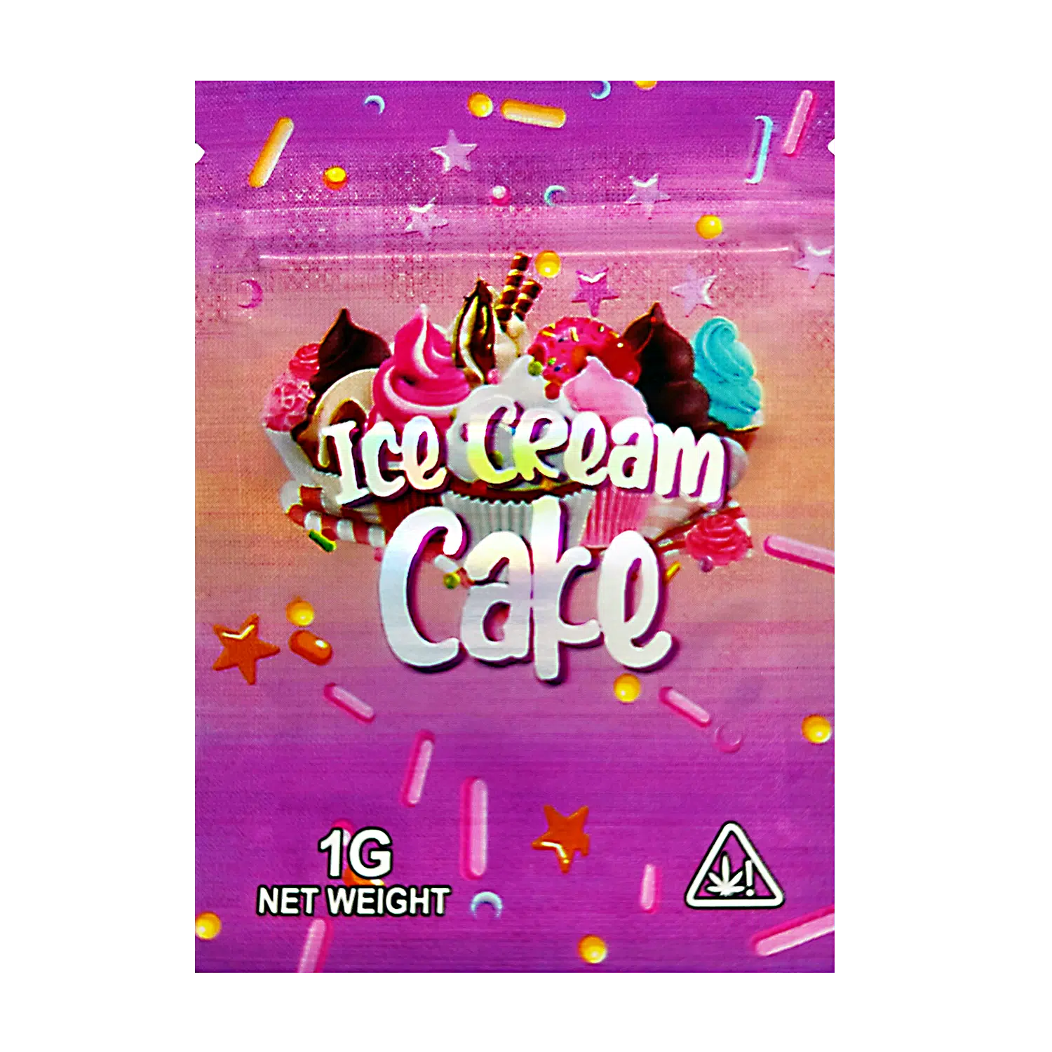 1 Gram Mylar Bag – Premium Smell-Proof Flower Packaging – Ice Cream Cake (100 Count) CMB-1G-192