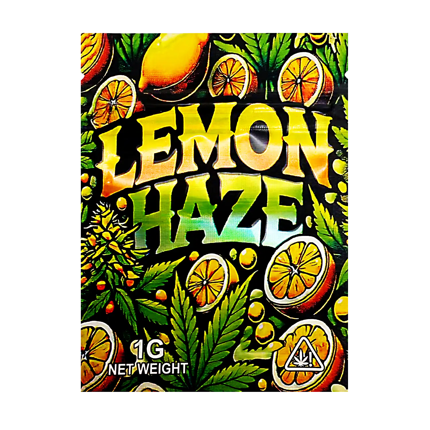 1 Gram Mylar Bag – Premium Smell-Proof Flower Packaging – Lemon Haze (100 Count) CMB-1G-193