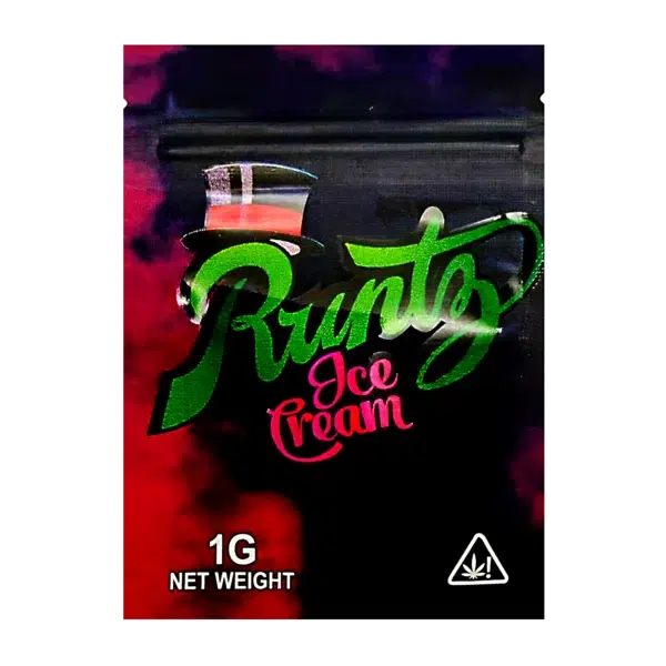 1 Gram Mylar Bag – Premium Smell-Proof Flower Packaging - Runtz Ice Cream (100 Count) CMB-1G-194