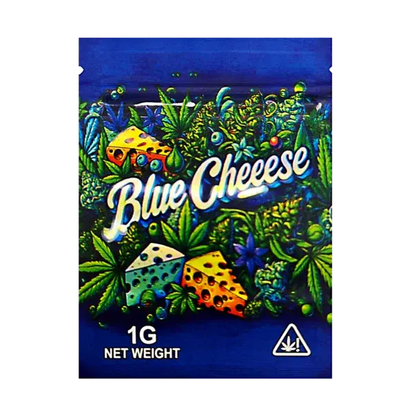 1 Gram Mylar Bag – Premium Smell-Proof Flower Packaging - Blue Cheeese (100 Count) CMB-1G-200