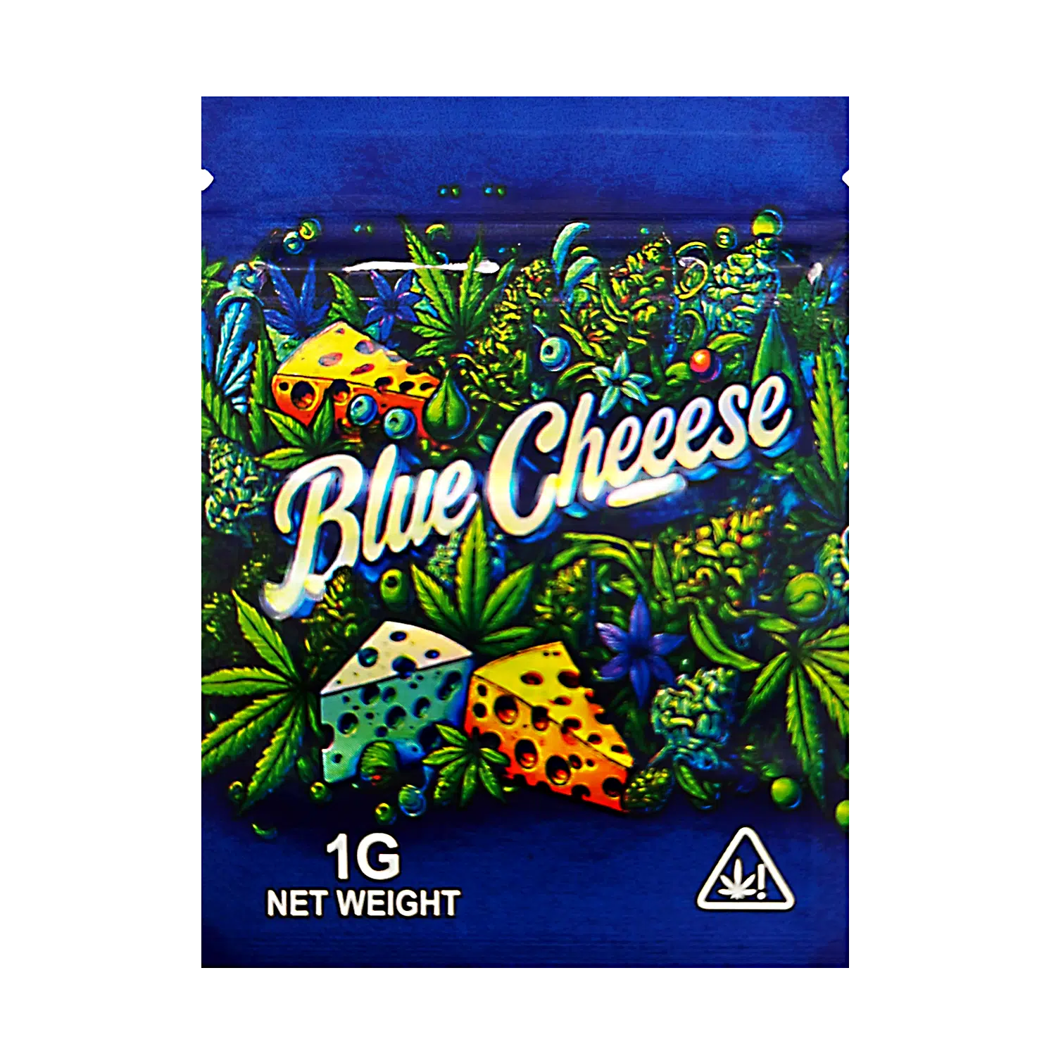 1 Gram Mylar Bag – Premium Smell-Proof Flower Packaging – Blue Cheeese (100 Count) CMB-1G-200