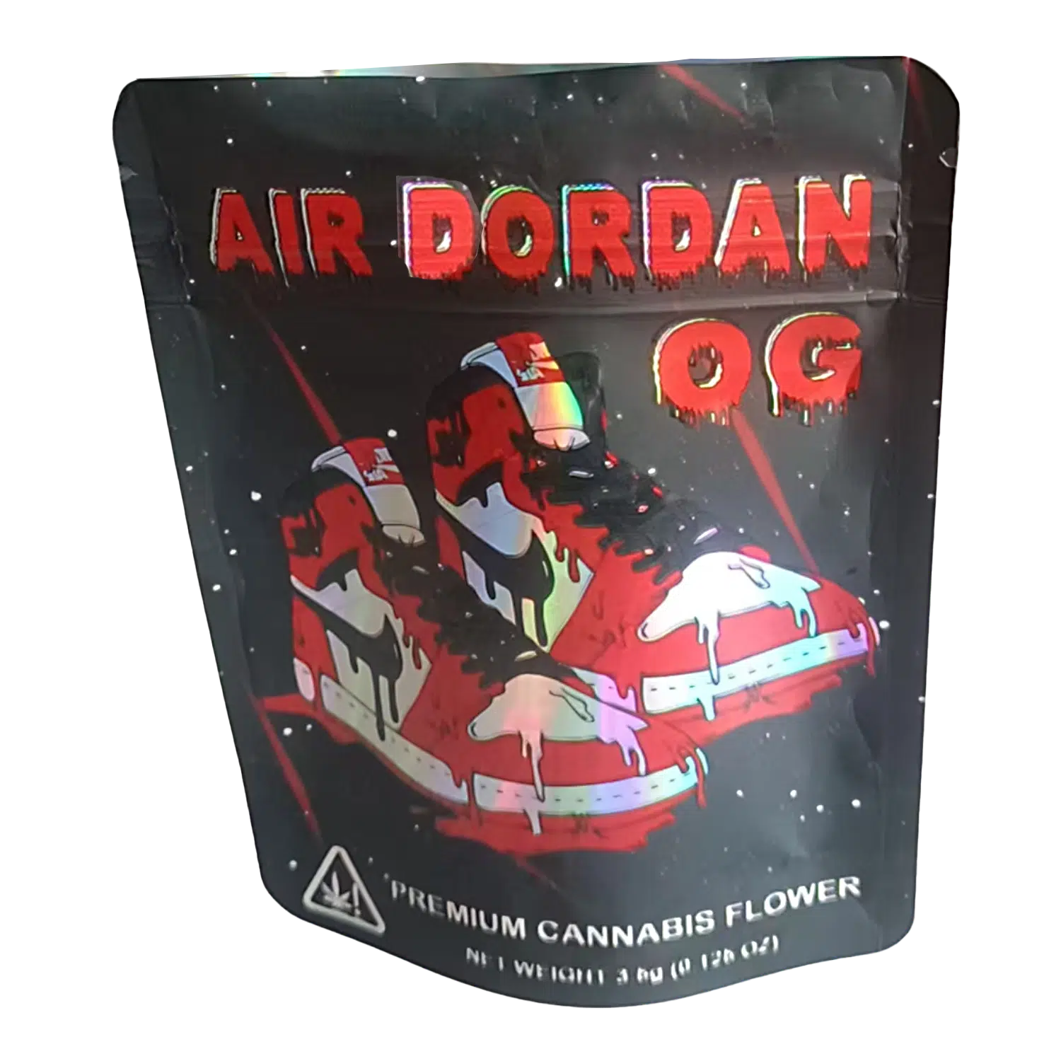 3.5 Gram Mylar Bag – Premium Smell-Proof Flower Packaging – Air Dordan OG (50 Count) CMB-35G-003