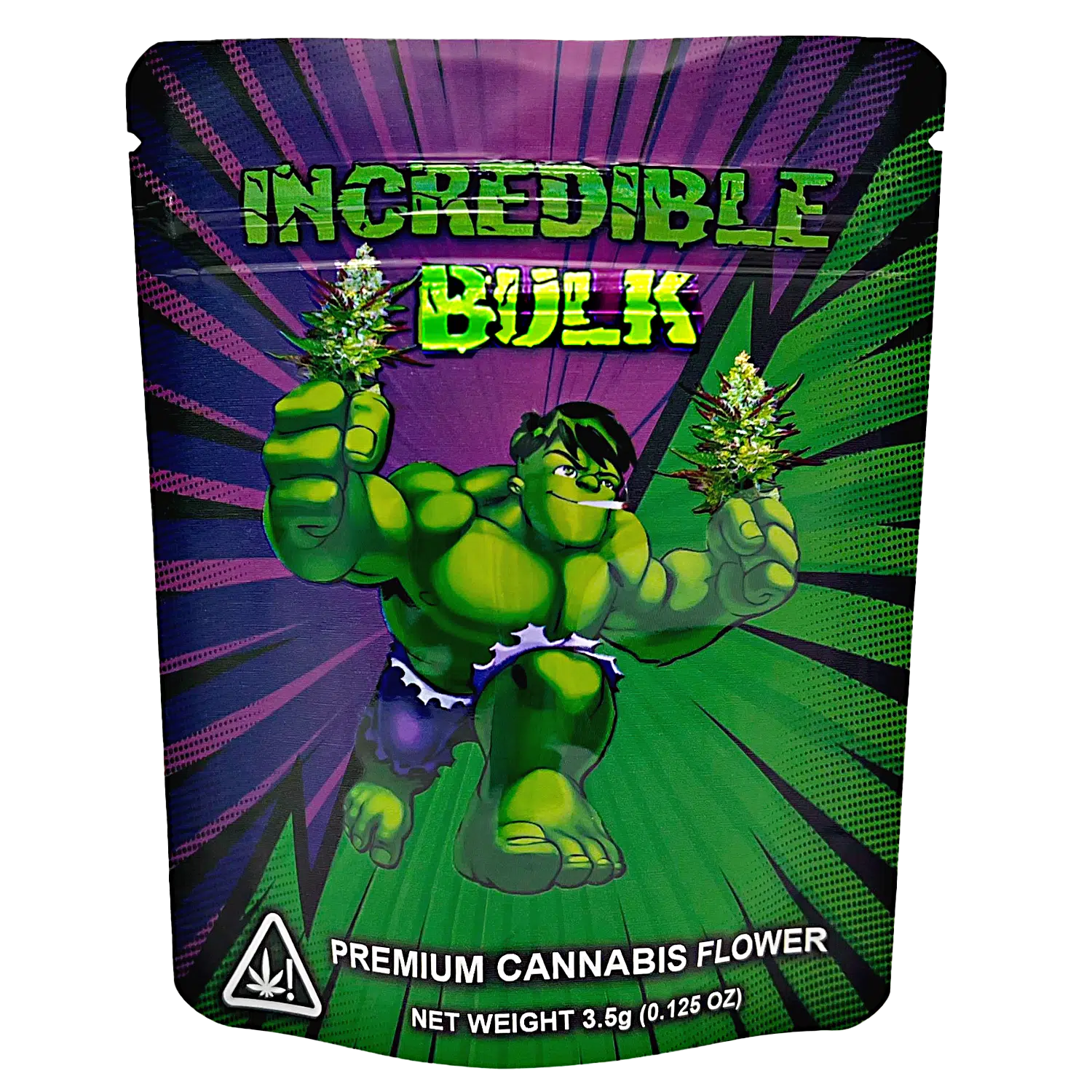 3.5 Gram Mylar Bag – Premium Smell-Proof Flower Packaging – Incredible Bulk (50 Count) CMB-35G-050