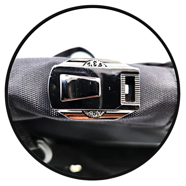 CB-SL-013 Get Lost Saffiano Leather Smell-Proof Premium Convertible Bag (Purple Blue Leaves) - Image 5