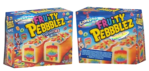 3.5g Shaped Mylar Bag – Premium Smell-Proof Flower Packaging - Latopop Fruity Pebblez Twinkies (50 Count) JSMB-35G-039