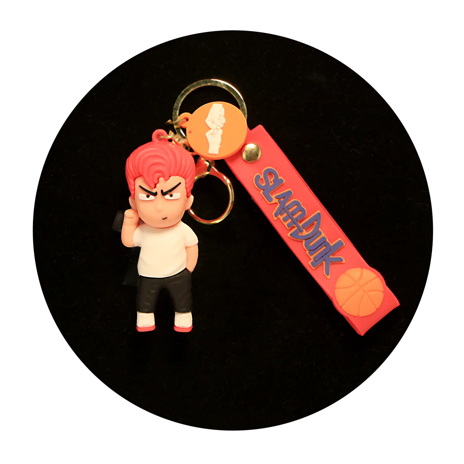 KSB-305 Slam Dunk Red – Keychain With Silicone Band