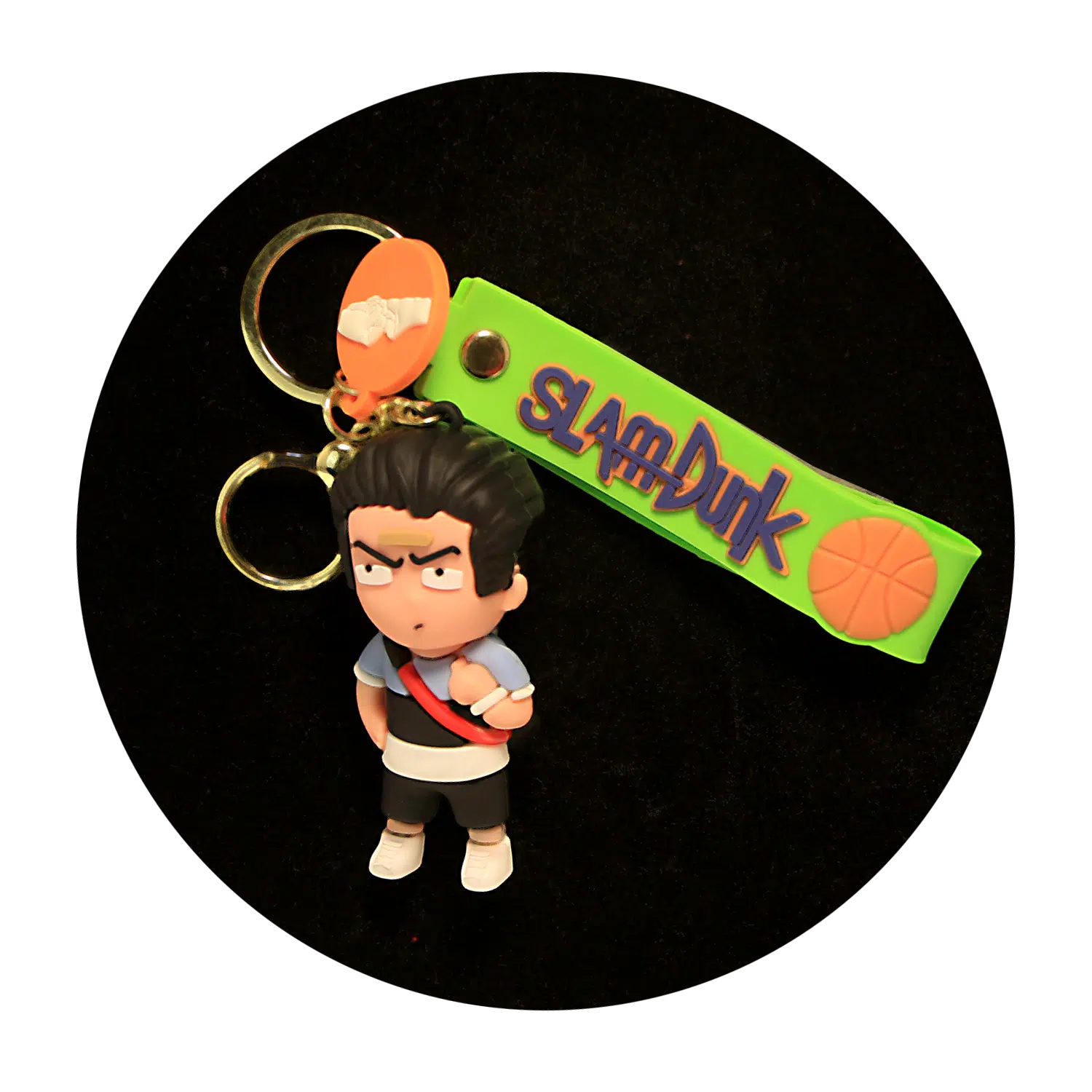 KSB-306 Slam Dunk Green – Keychain With Silicone Band