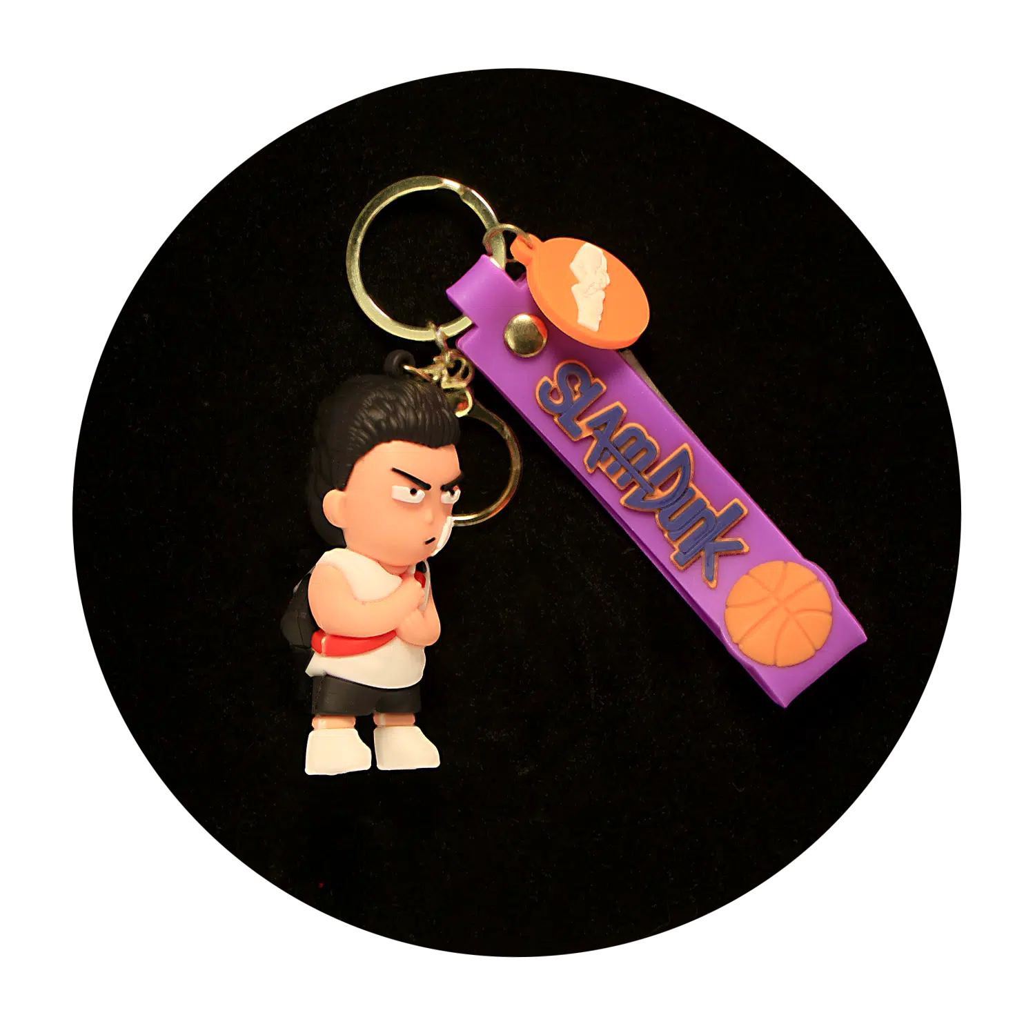 KSB-308 Slam Dunk Purple – Keychain With Silicone Band