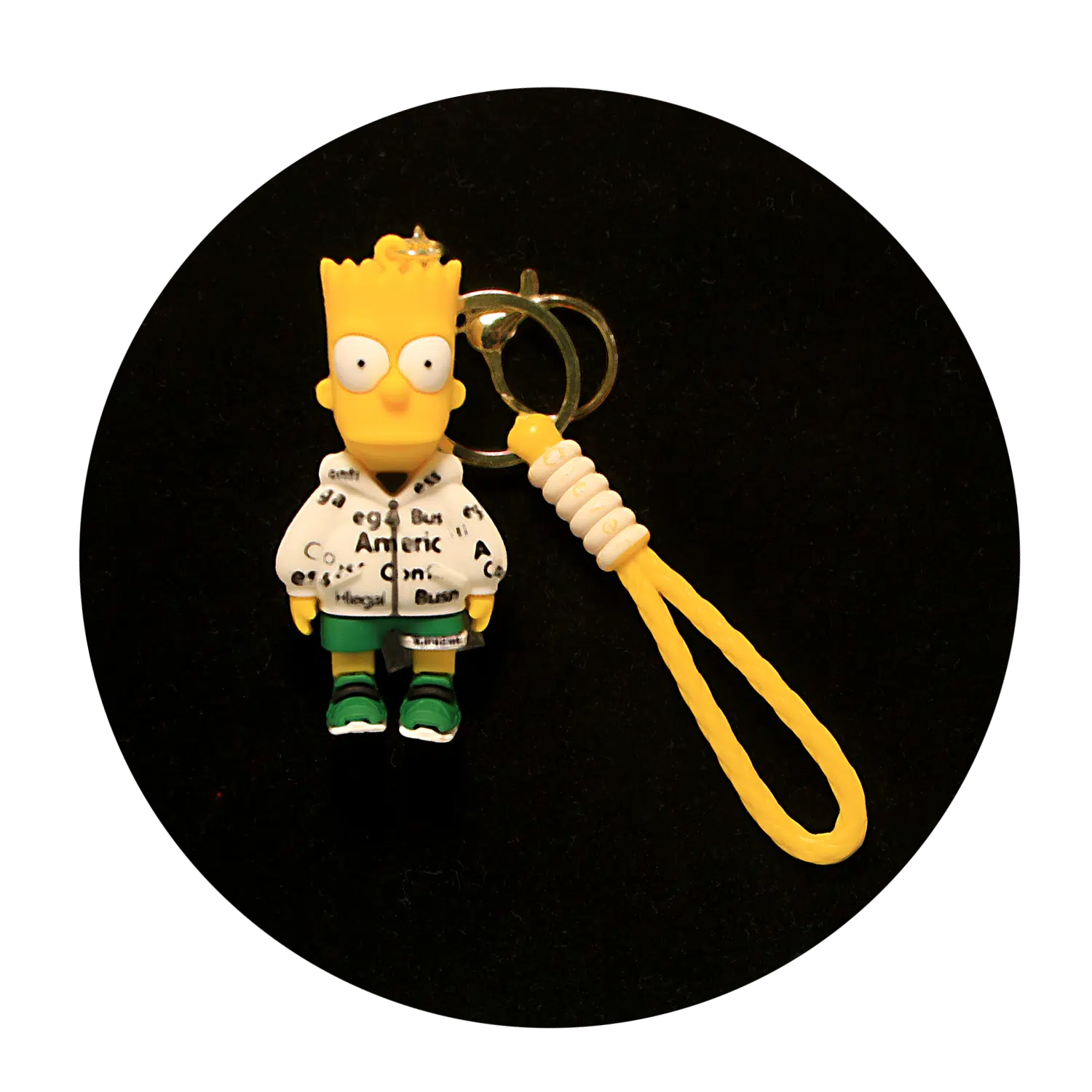 KSB-309 Comics – The Simpsons – Bart – Keychain With Silicone Band