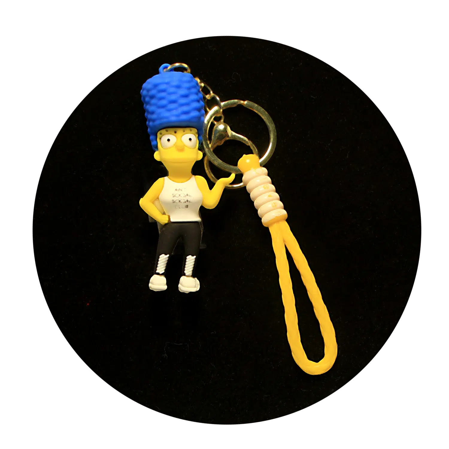 KSB-310 Comics – The Simpsons – Marge – Keychain With Silicone Band