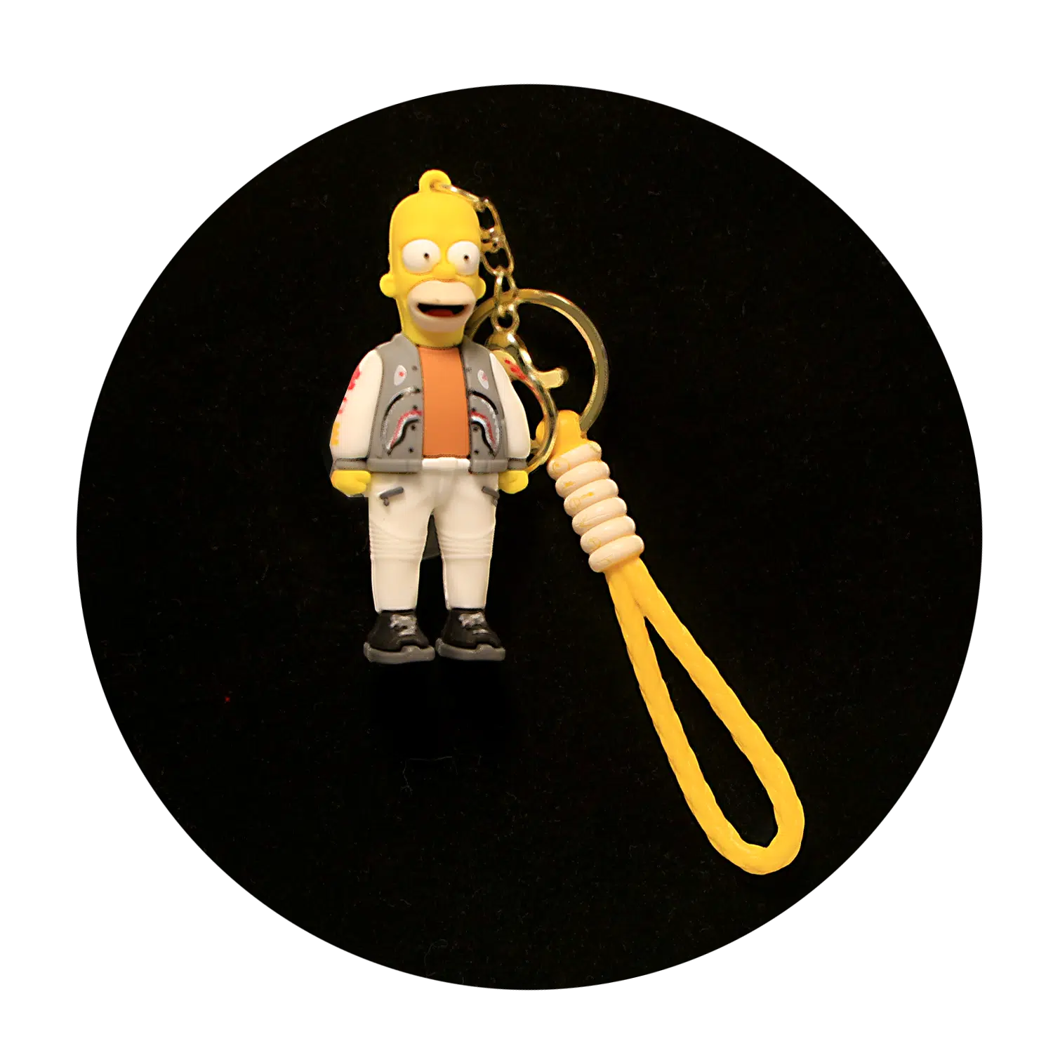 KSB-311 Comics – The Simpsons – Homer – Keychain With Silicone Band