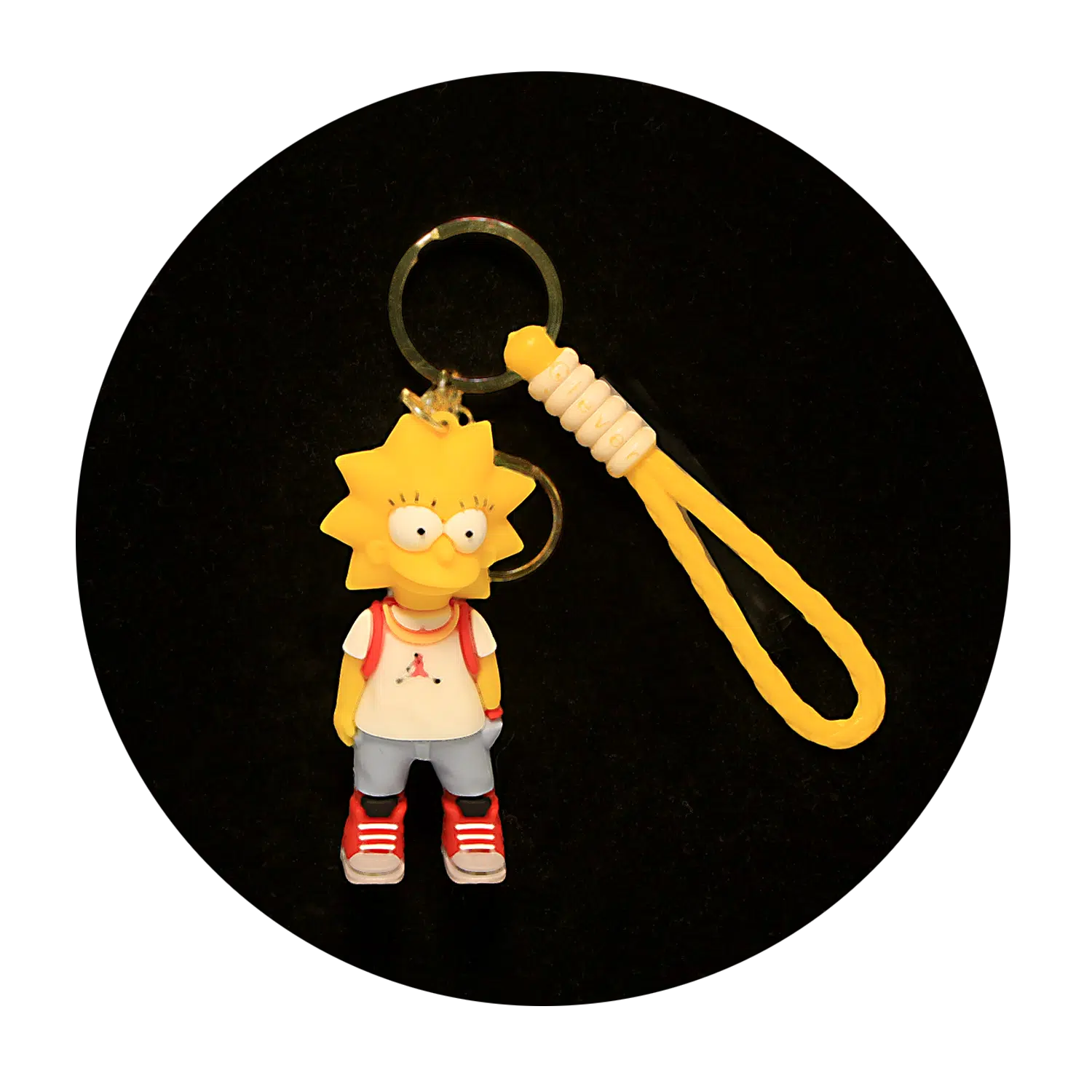 KSB-312 Comics – The Simpsons – Lisa – Keychain With Silicone Band