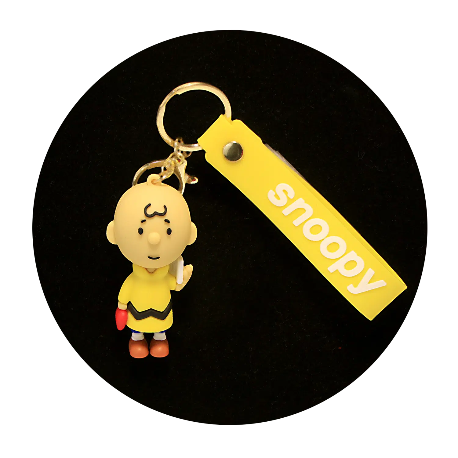 KSB-314 Comics – Snoopy – Charlie Brown – Keychain With Silicone Band
