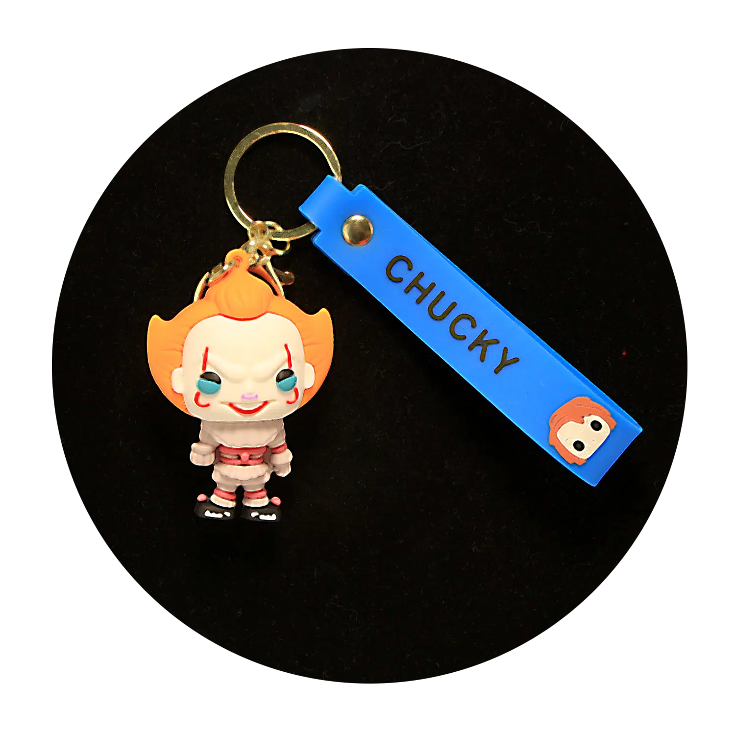 KSB-315 Horror Movies – It – Keychain With Silicone Band