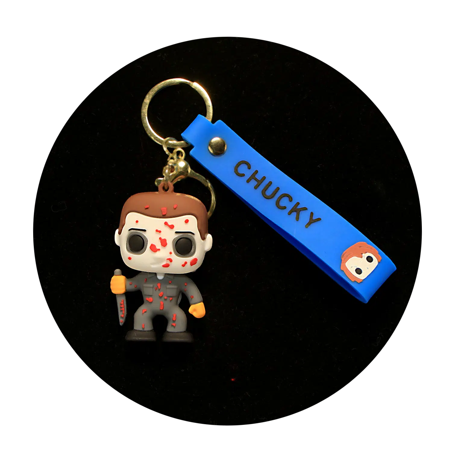 KSB-318 Horror Movies – Halloween – Keychain With Silicone Band