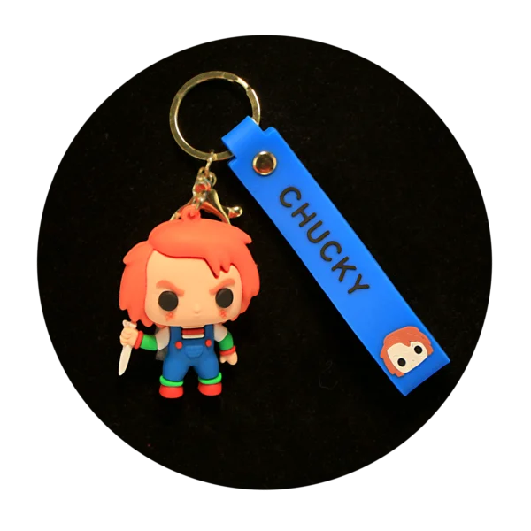 KSB-320 Horror Movies - Chucky - Keychain With Silicone Band
