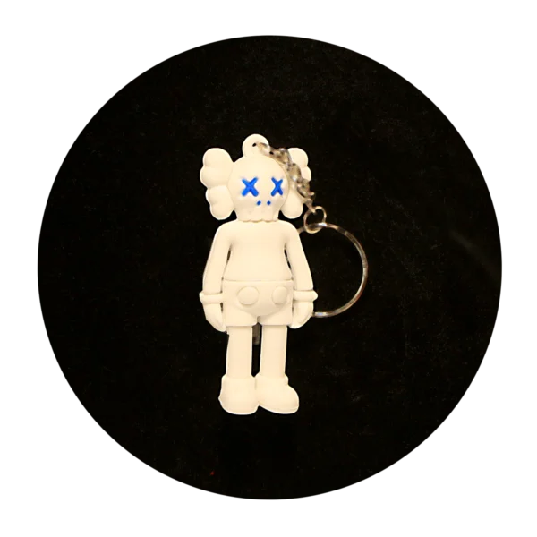 KSB-331 Kaws Bear White - Keychain With Silicone Band