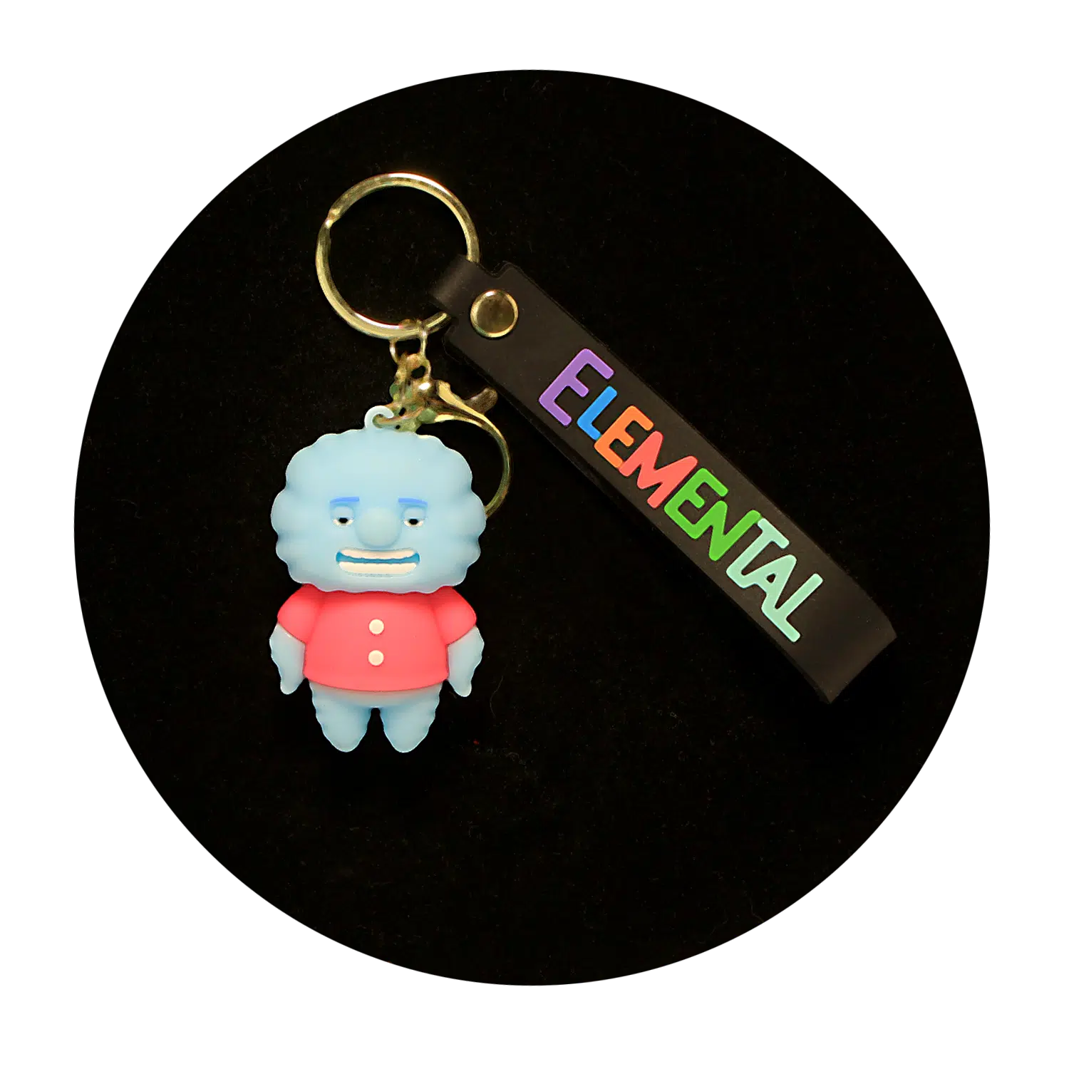 KSB-335 Pixar – Elemental – Harold Ripple – Keychain With Silicone Band