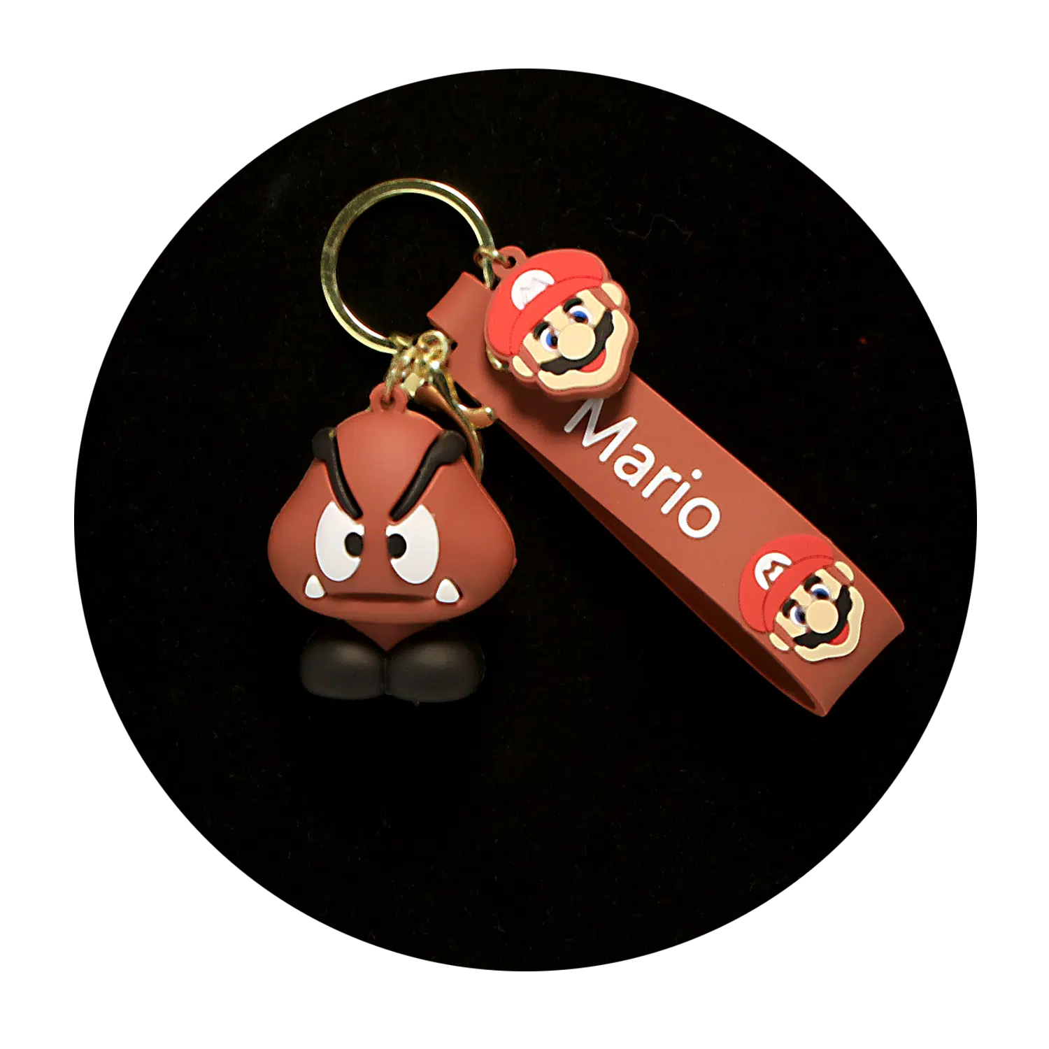KSB-339 Nintendo – Super Mario – Goomba – Keychain With Silicone Band