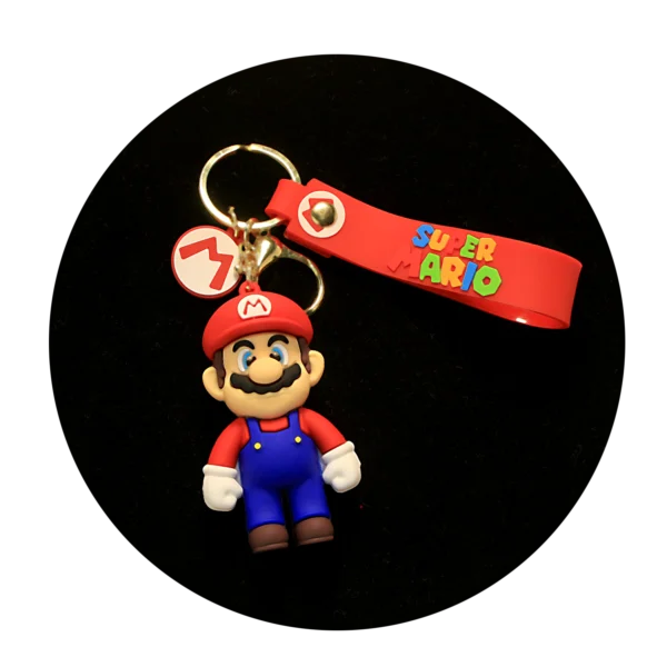 KSB-343 Nintendo - Super Mario - Mario Red - Keychain With Silicone Band
