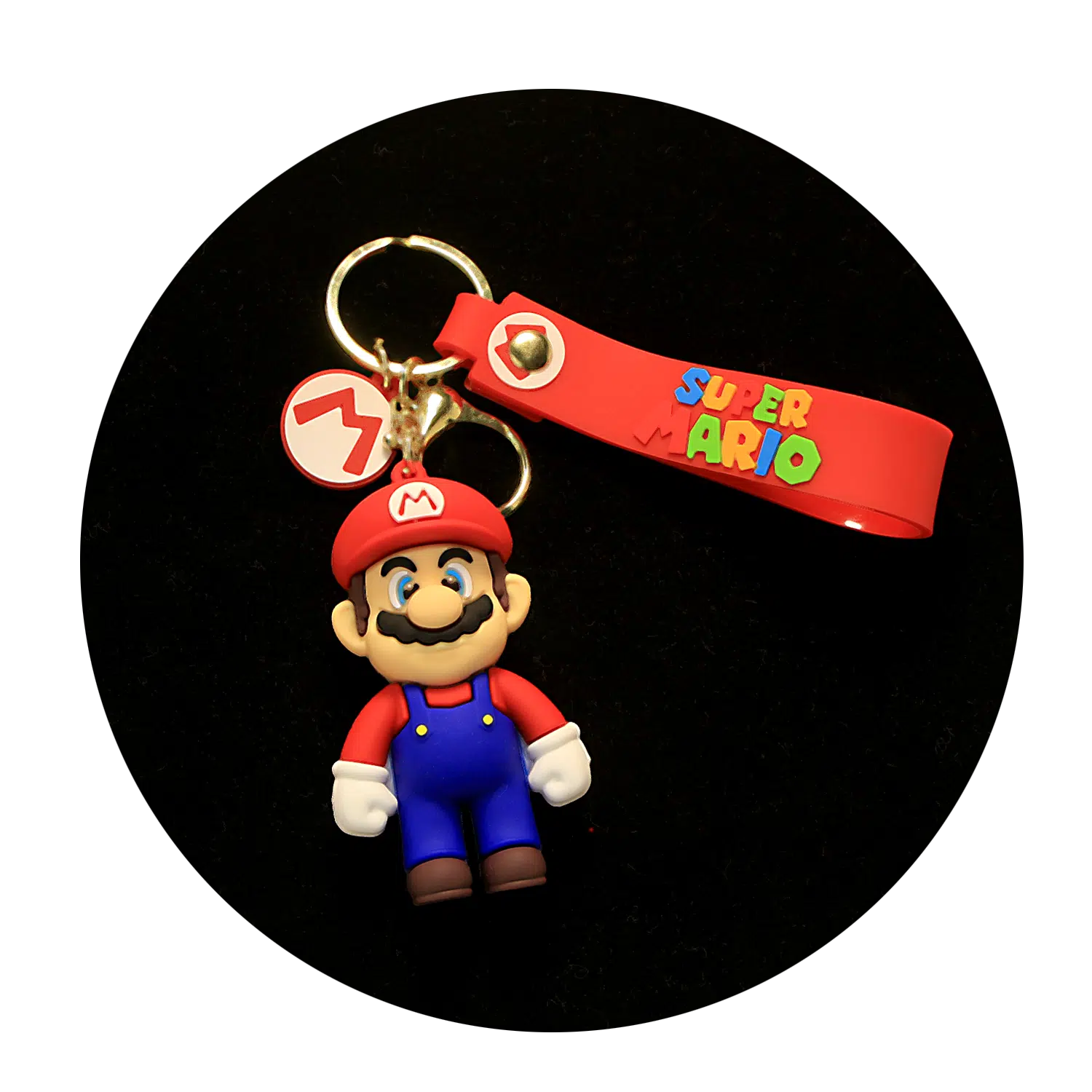 KSB-343 Nintendo – Super Mario – Mario Red – Keychain With Silicone Band