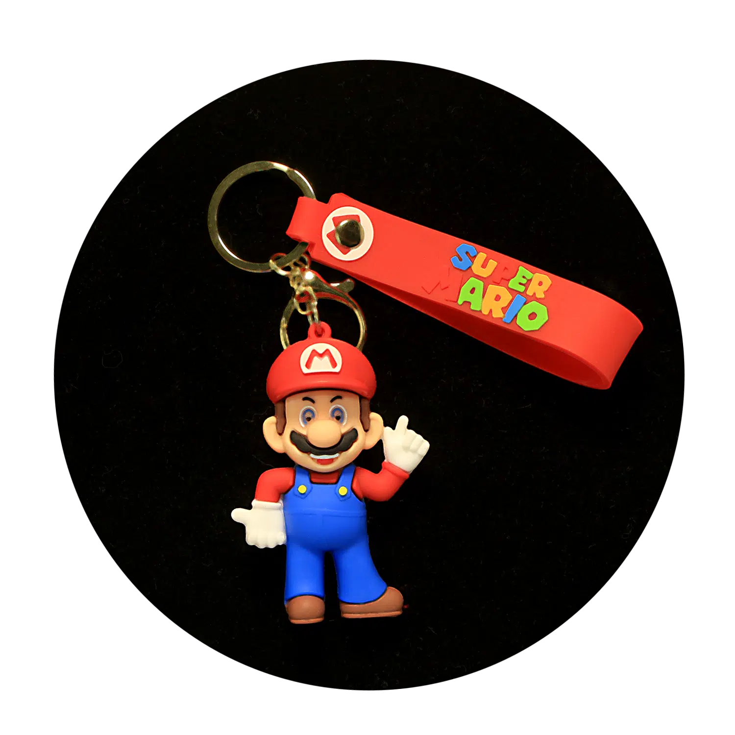 KSB-344 Nintendo – Super Mario – Mario Up and Down – Keychain With Silicone Band