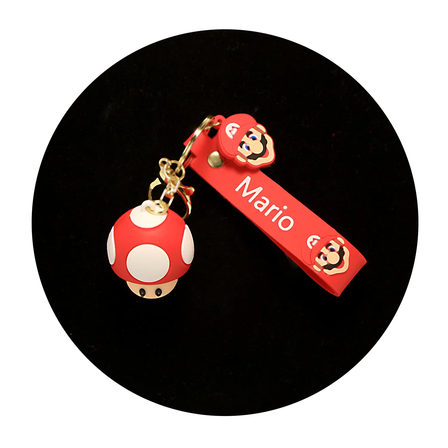 KSB-346 Nintendo – Super Mario – Toad – Keychain With Silicone Band
