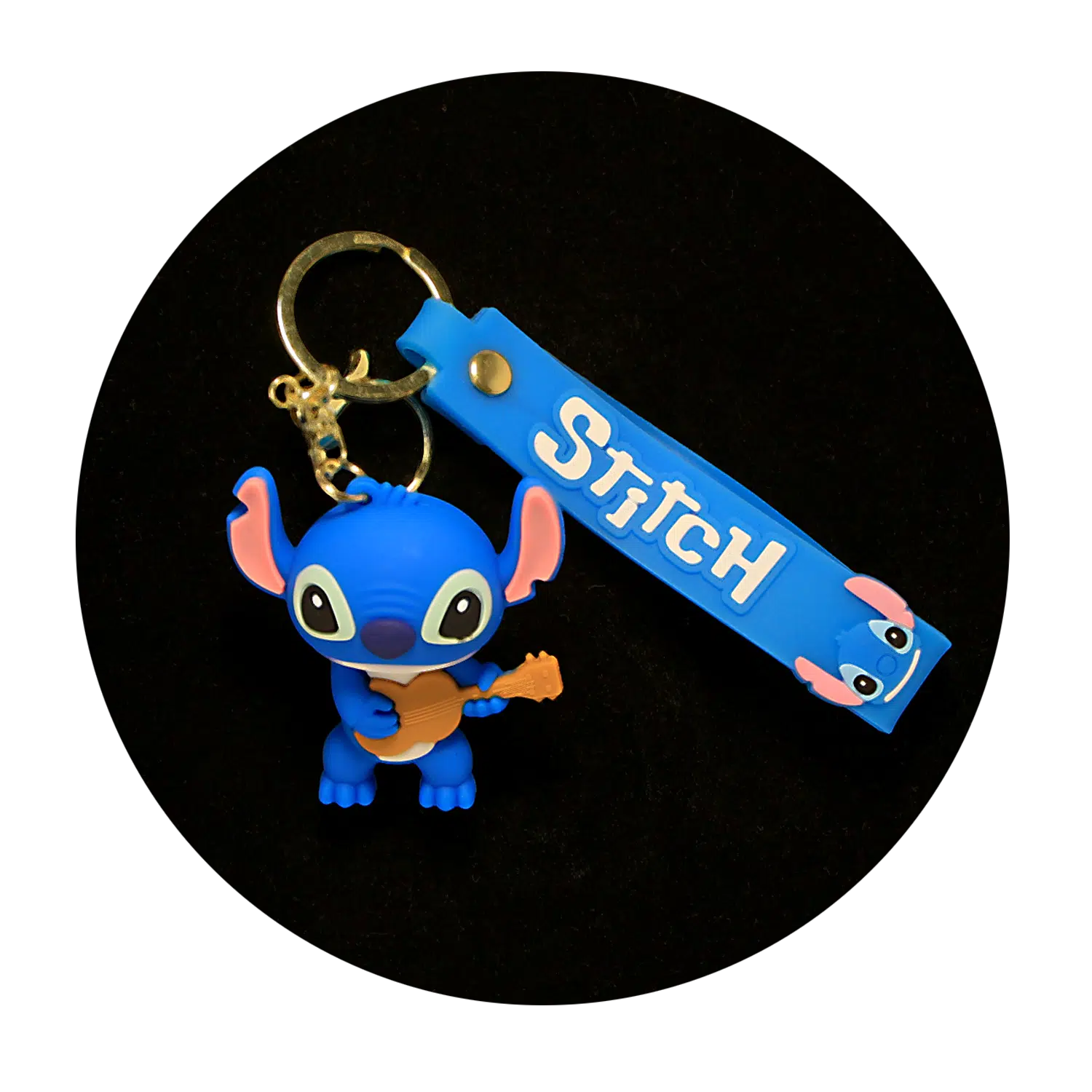 KSB-380 Disney Movie – Lilo & Stitch – Stitch Blue 12 – Keychain With Silicone Band