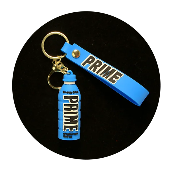 KSB-386 Novelty - Prime Blue - Keychain With Silicone Band
