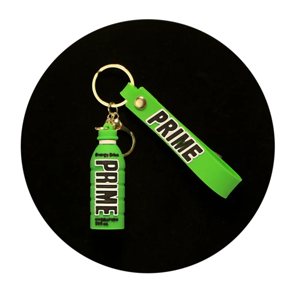 KSB-387 Novelty - Prime Green - Keychain With Silicone Band