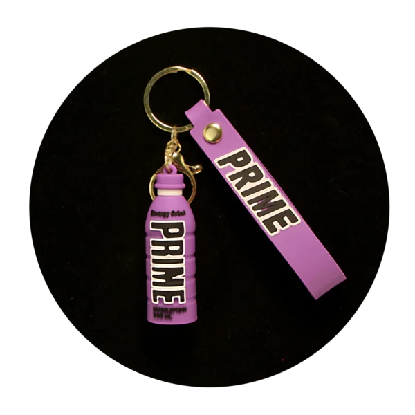KSB-389 Novelty - Prime Purple - Keychain With Silicone Band