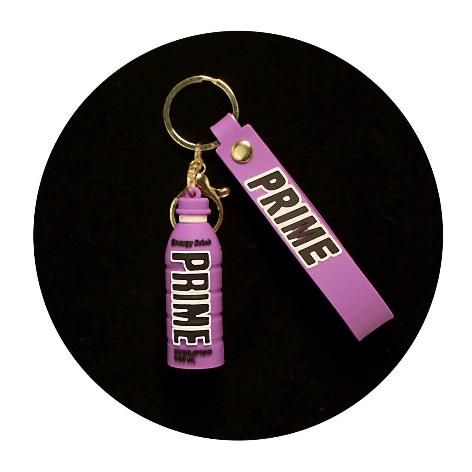 KSB-389 Novelty – Prime Purple – Keychain With Silicone Band
