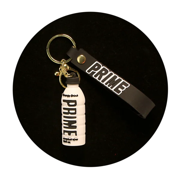 KSB-392 Novelty - Prime White - Keychain With Silicone Band