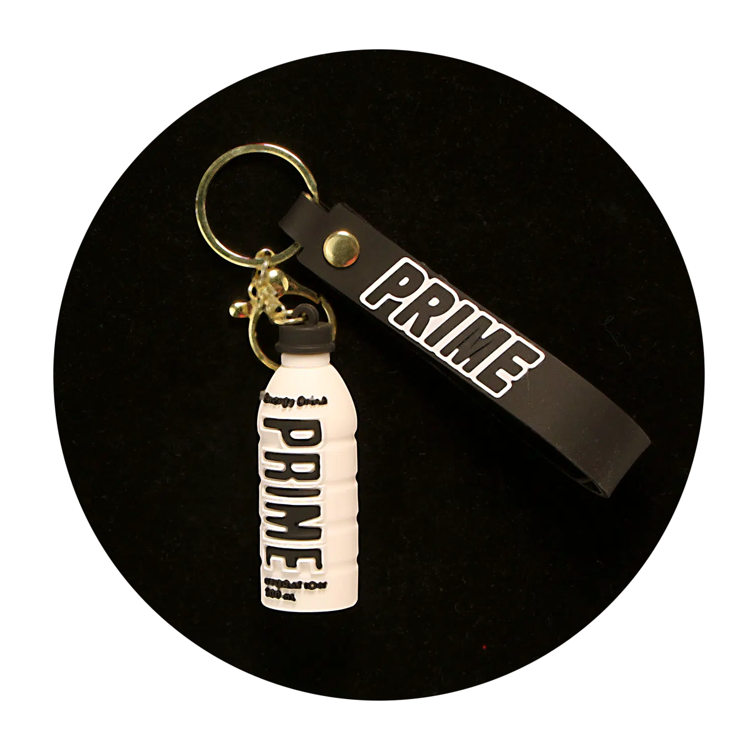 KSB-392 Novelty – Prime White – Keychain With Silicone Band