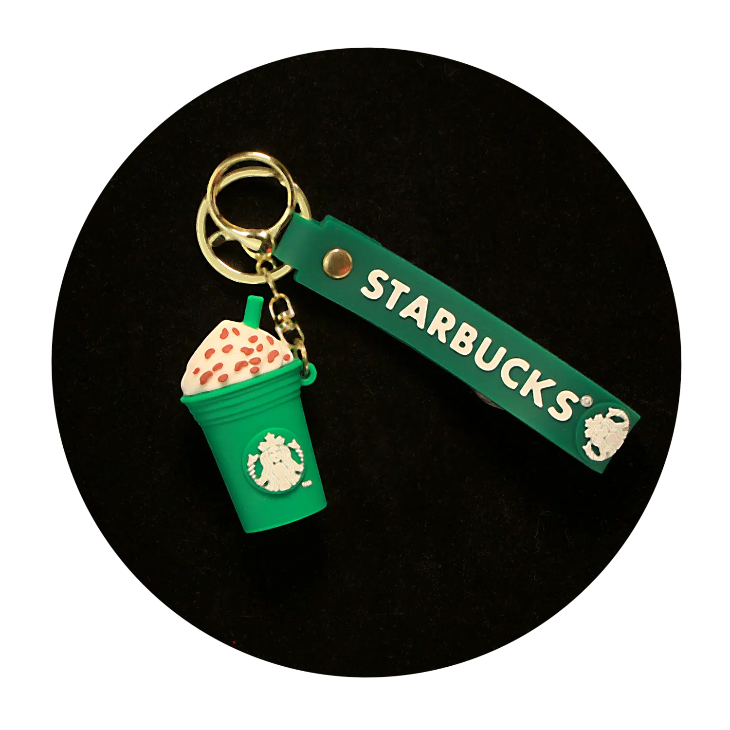 KSB-405 Starbucks – Green Cup – Keychain With Silicone Band