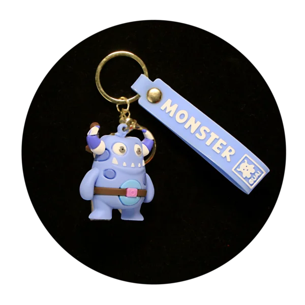 KSB-411 Misc - Art (Monsters University) - Keychain With Silicone Band