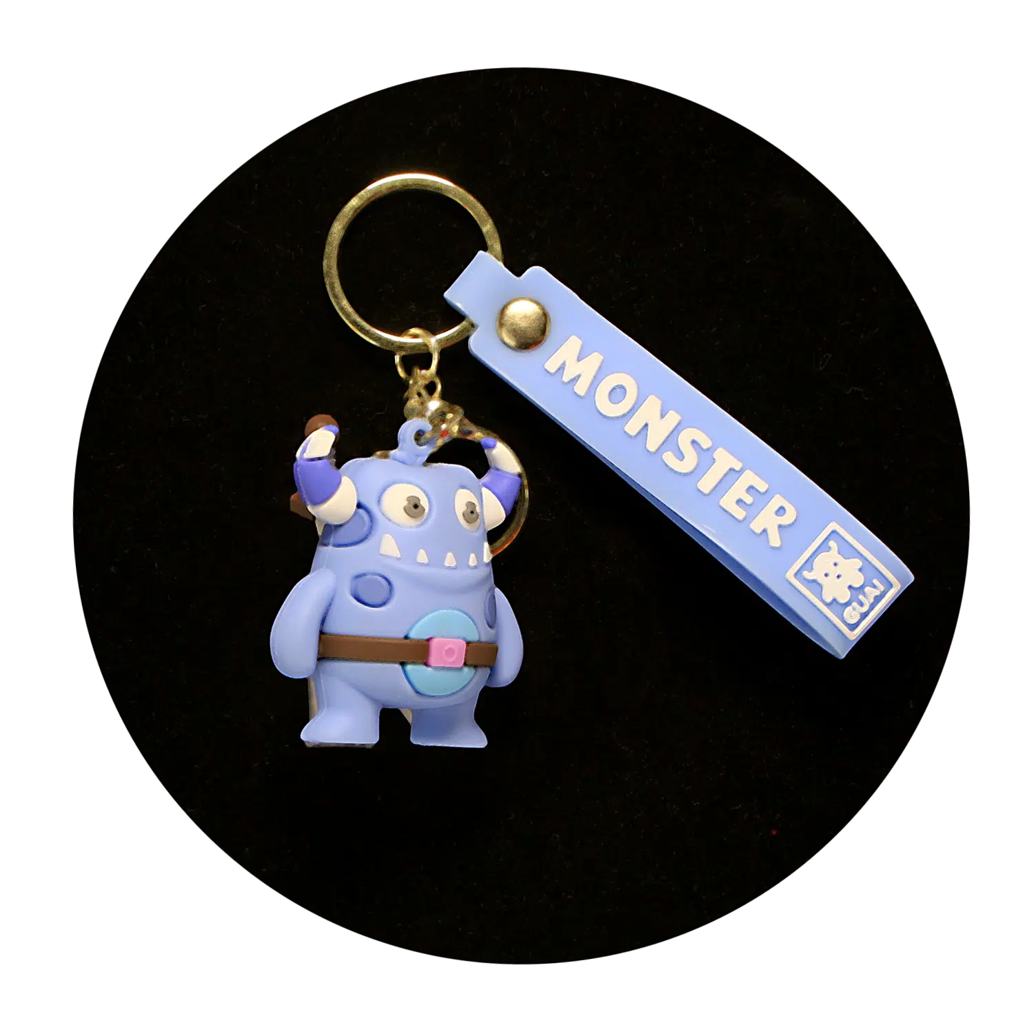 KSB-411 Misc – Art (Monsters University) – Keychain With Silicone Band