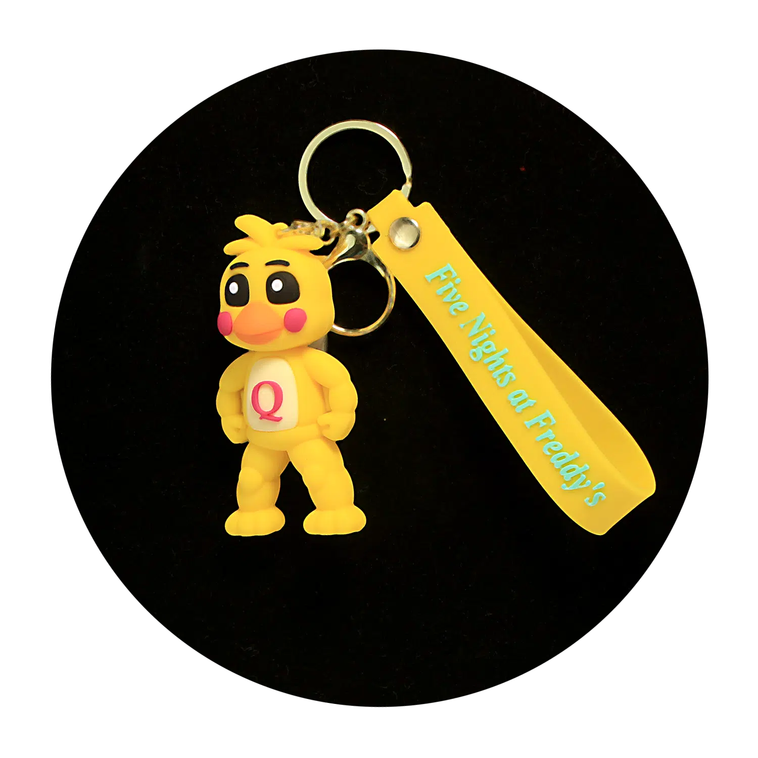 KSB-415 Misc – Five Nights at Freddy – Chica – Keychain With Silicone Band