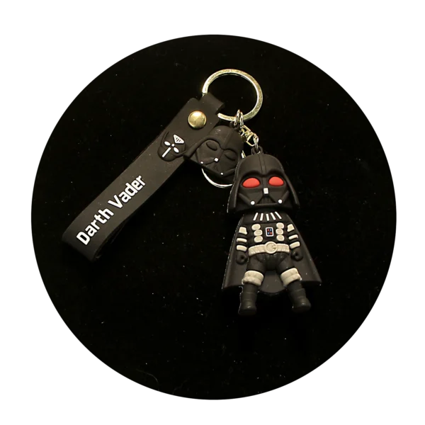 KSB-432 Star Wars - Darth Vader 01 - Keychain With Silicone Band