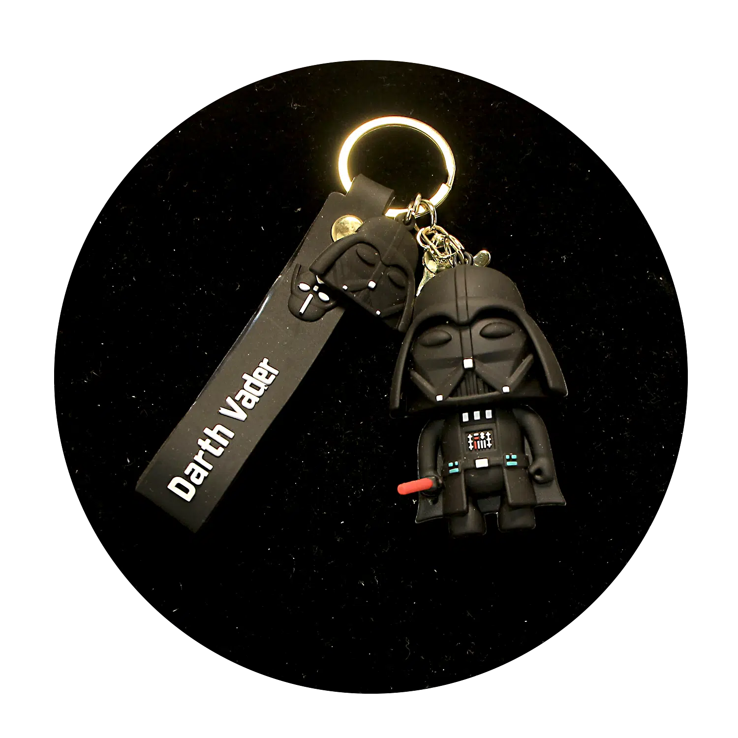 KSB-433 Star Wars – Darth Vader 02 – Keychain With Silicone Band