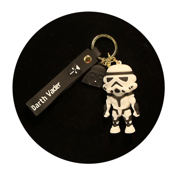KSB-438 Star Wars - Storm Trooper 02 - Keychain With Silicone Band
