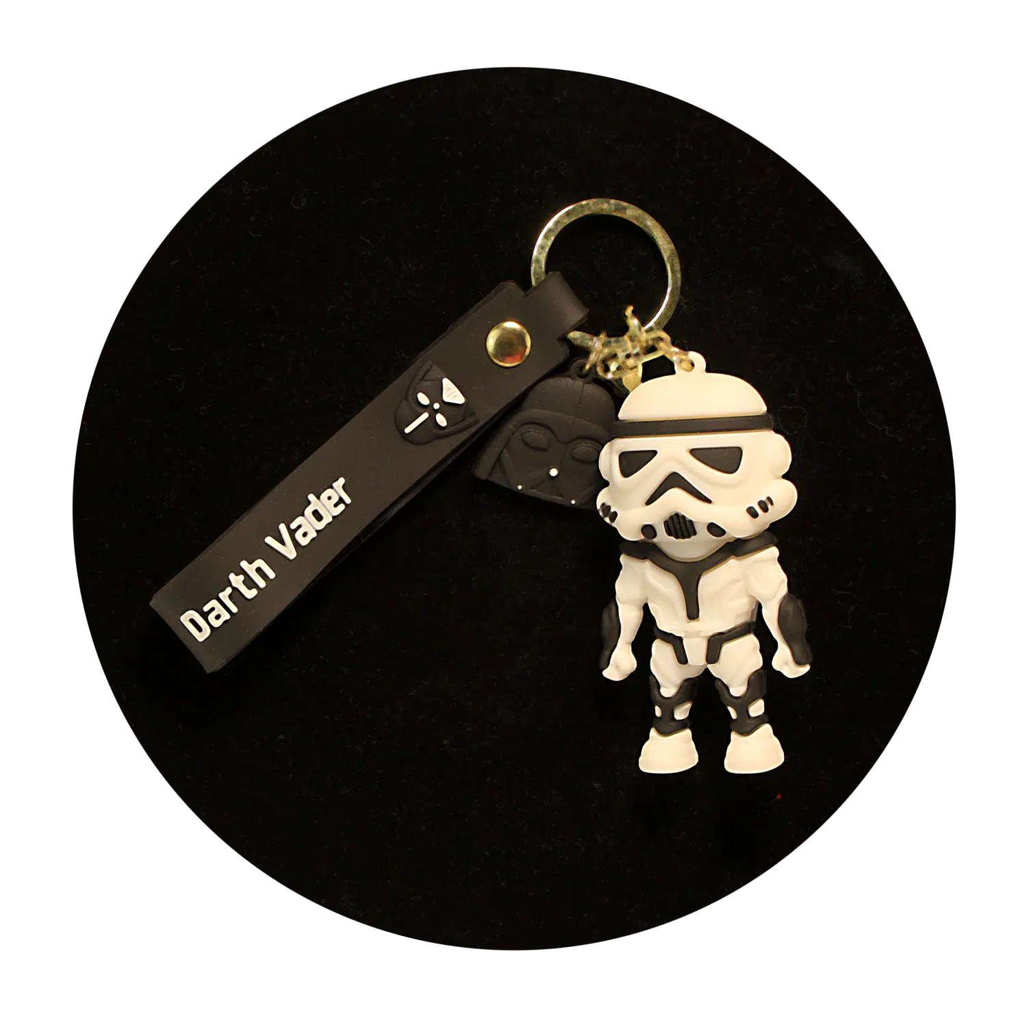 KSB-438 Star Wars – Storm Trooper 02 – Keychain With Silicone Band