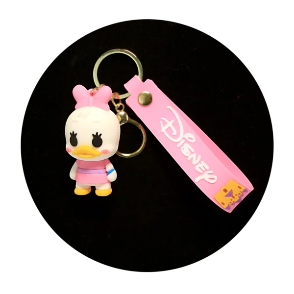 KSB-446 Disney - Daisy Duck Arms Down - Keychain With Silicone Band