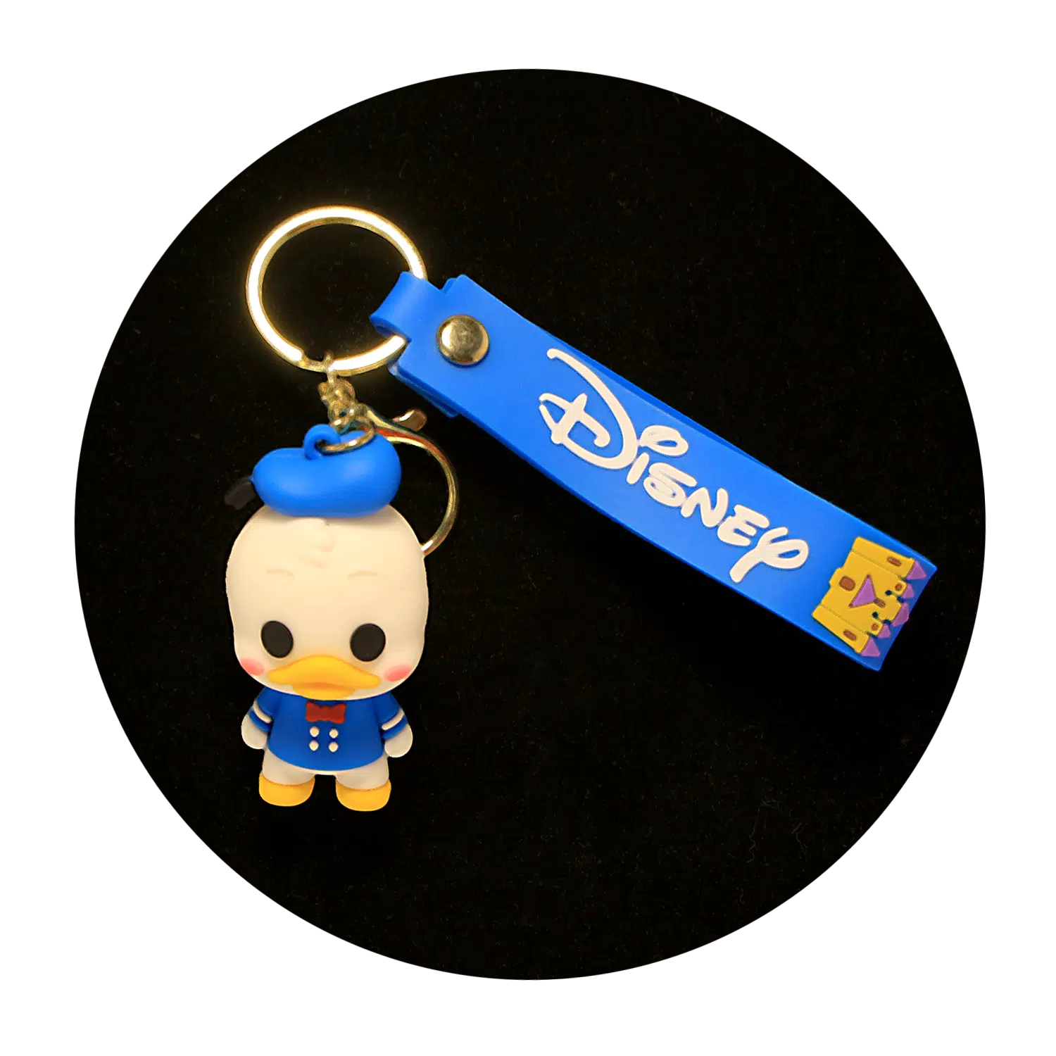 KSB-448 Disney – Donald Duck Arms Down – Keychain With Silicone Band