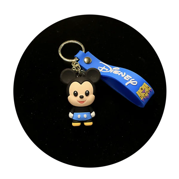 KSB-462 Disney - Mickey Mouse (Blue) - Keychain With Silicone Band